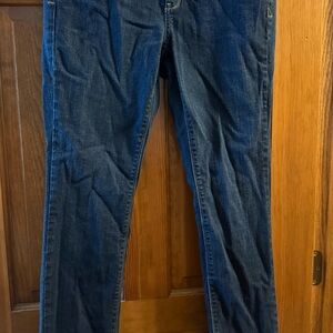 White House Black Market Dark Blue Straight Leg Jeans size 8 short